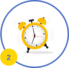 20-30 mins before bedtime